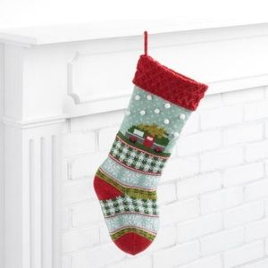 🎄 World Market Knit Camper Van Christmas Stocking